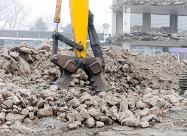 Heavy concrete slab removal in Dallas performed by Best Dallas Demolition crew