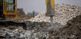 Industrial concrete breaking and removal service in Dallas by Best Dallas Demolition